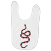 snake red black Baby Bibs