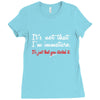it's not that i'm immature Ladies Fitted T-Shirt