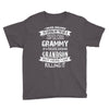 Super Cool Grammy Of A Freaking Awesome Grandson Youth Tee