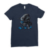 alien eats alien Ladies Fitted T-Shirt