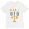get lit V-Neck Tee