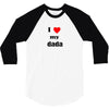 i love my dada 3/4 Sleeve Shirt