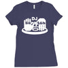 dj scratch men's Ladies Fitted T-Shirt