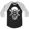 butter skull black 3/4 Sleeve Shirt