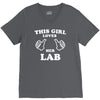 this girl loves her lab V-Neck Tee