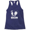 love bacont fun ny Racerback Tank