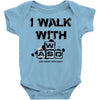 i walk with wasd Baby Onesie
