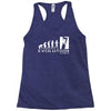 climbing ape to evolution climb indoor outdoor Racerback Tank