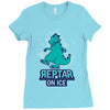 reptar on ice Ladies Fitted T-Shirt