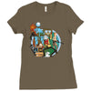 metal gear rick Ladies Fitted T-Shirt