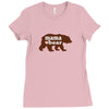 Mama love bear Ladies Fitted T-Shirt