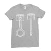 sketch of piston 2 Ladies Fitted T-Shirt