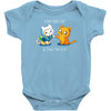 finn the cat &amp; jake the cat Baby Bodysuit