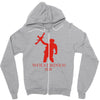 red dawn retro movie Zipper Hoodie