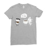 coffee that's always late Ladies Fitted T-Shirt