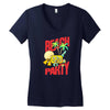 beach party Women's V-Neck T-Shirt
