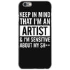 keep in mind that im an artist iPhone 6/6s Case