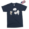 coffee that's always late Exclusive T-shirt