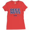 vote deez nuts Ladies Fitted T-Shirt