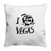 i (fear) vegas Throw Pillow