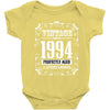 vintage made in 1994 perfectly aged a living legend Baby Bodysuit