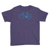 cycling bikes bike cycle riding retro sticker transfer tv funny iron o Youth Tee