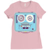 reel to reel Ladies Fitted T-Shirt