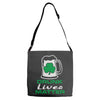 drunk lives matter Adjustable Strap Totes
