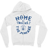 home is where the paws are Zipper Hoodie