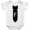 dropping f bomb Baby Bodysuit