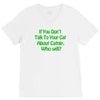 if you don't talk to your cat about cat nip who will V-Neck Tee
