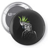 tribal parrot Pin-back button