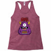 happy birthday monster Racerback Tank