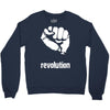 power to the people fist revolution Crewneck Sweatshirt