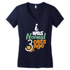 i was normal cats Women's V-Neck T-Shirt