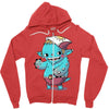 mr. sleepy hand Zipper Hoodie