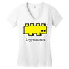 legosaurus Women's V-Neck T-Shirt