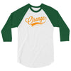 orange 3/4 Sleeve Shirt