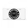 wakanda black coffee License Plate