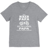 i'm a biker papa just like a normal papa except much cooler V-Neck Tee