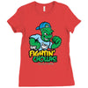 cholla cactus mascot Ladies Fitted T-Shirt