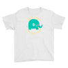 an elephant never cares Youth Tee