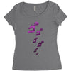 Jojo Menacing Women's Triblend Scoop T-shirt