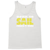 born to sail forced to work Tank Top