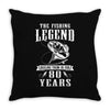 The Fishing Legend Reeling Them In For 80 Years Throw Pillow