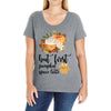 but first pumpkin space latte Ladies Curvy T-Shirt