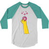 homer donuts 3/4 Sleeve Shirt