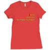 expose yourself to other cultures Ladies Fitted T-Shirt