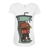 delicious aqua teens Maternity Scoop Neck T-shirt