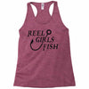 reel girls fish Racerback Tank